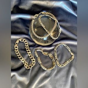 Preowned .925 Sterling and mixed metals Unisex bracelet collection